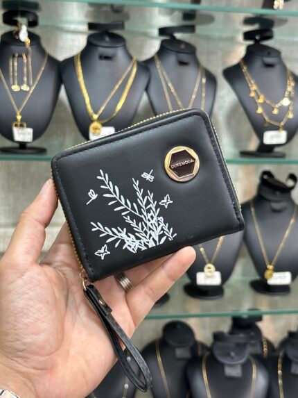 porte feuilles femmes 600 noir