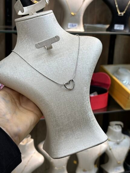 collier coeur argt