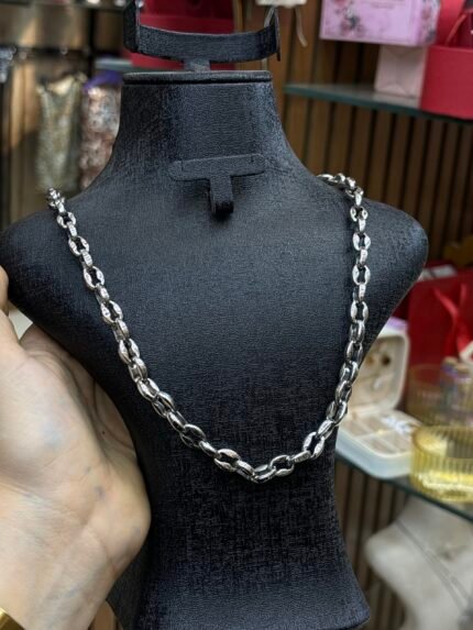 Collier grains de cafe silver 1500